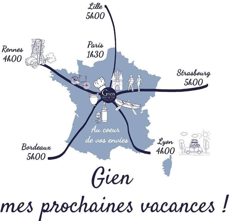Gite Loire Et Bois Saint-Martin-Sur-Ocre Buitenkant foto